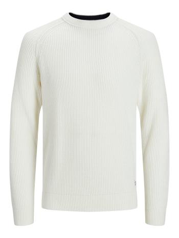 Jack&Jones Pulover pentru bărbați JJPANNEL Regular Fit 12220815 Cloud Dancer M