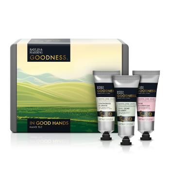 Baylis & Harding Set de creme naturale pentru mâini Lemon grass, oud și trandafir 3 buc.