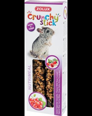 ZOLUX Crunchy Stick pentru chinchilla - măceșe / coacăze 115 g