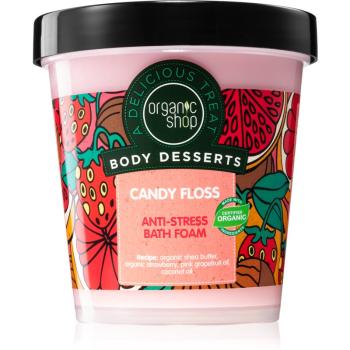 Organic Shop Body Desserts Candy Floss spumă de baie anti-stres 450 ml