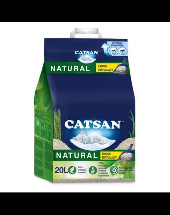 CATSAN Natural Nisip pentru litiera pisicilor 20L