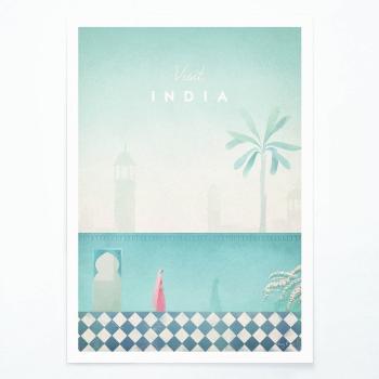 Poster Travelposter India, A2
