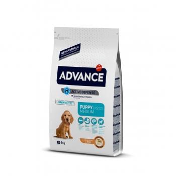 ADVANCE Medium Puppy, M, Pui, hrană uscată câini junior, 3kg