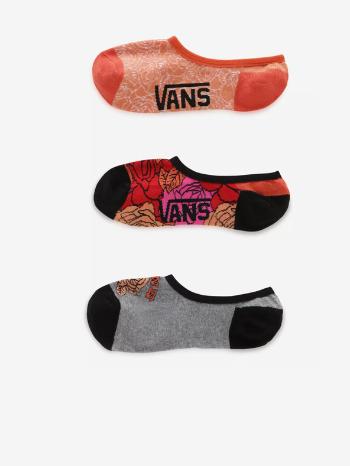 Vans Rose Set de 3 perechi de șosete Negru