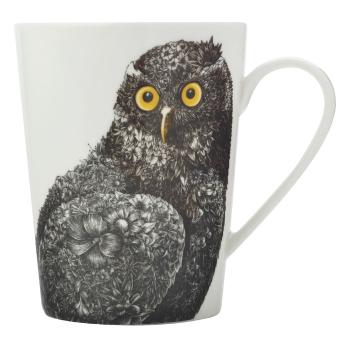 Cană din porțelan Maxwell & Williams Marini Ferlazzo Owl, 450 ml. alb