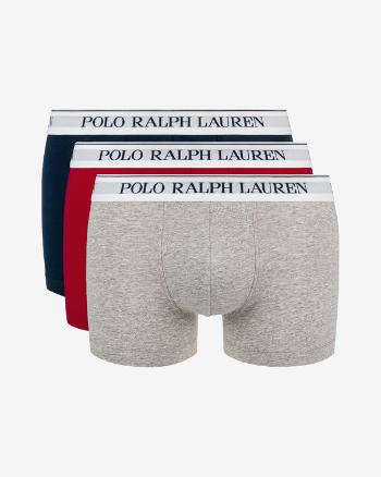 Polo Ralph Lauren Boxeri, 3 bucăți Albastru Roșu Gri