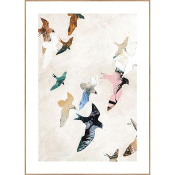 Tablou 30x40 cm Abstract Birds – Malerifabrikken