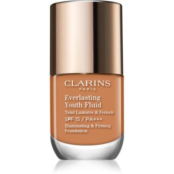 Clarins Everlasting Youth Fluid make-up pentru luminozitate SPF 15 culoare 112 Amber 30 ml