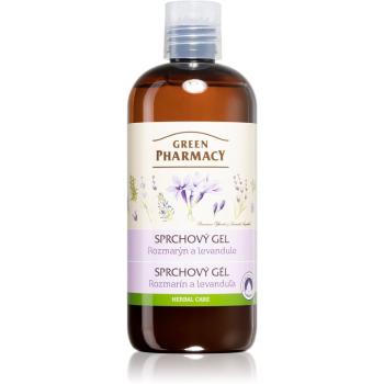 Green Pharmacy Body Care Rosemary & Lavender gel calmant pentru dus 500 ml