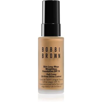 Bobbi Brown Mini Skin Long-Wear Weightless Foundation machiaj persistent SPF 15 culoare Warm Natural 13 ml