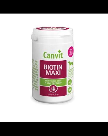 CANVIT Dog Biotin Maxi vitamine caini pentru par si blana 500g