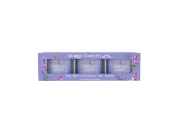 Yankee Candle Set de lumânări votive in sticlă Lilac Blossoms 3 x 37 g