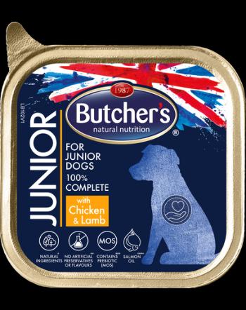 BUTCHER'S Functional Dog Junior pate cu pui și miel 150 gr