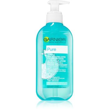 Garnier Pure gel de curățare pentru ten acneic 200 ml