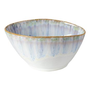 Bol din gresie ceramică Costa Nova Brisa, ⌀ 16 cm, alb - albastru