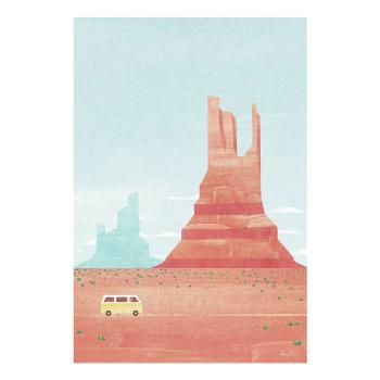 Poster 30x40 cm Monument Valley - Travelposter