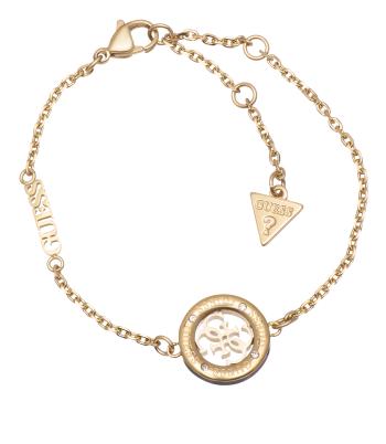 Guess Brățară elegantă placată cu aur 4G Loop JUBB02289JWYGBK 14,5 - 18,5 cm - S