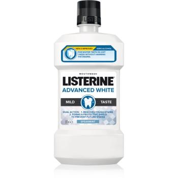 Listerine Advanced White Mild Taste apa de gura pentru albire 500 ml