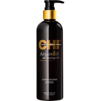 CHI Argan Oil balsam hranitor pentru păr uscat și deteriorat 340 ml