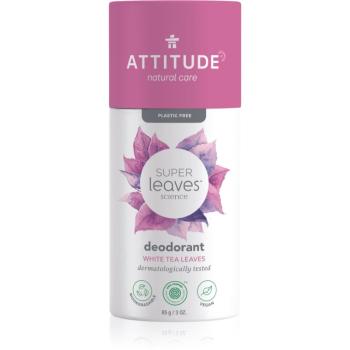 Attitude Super Leaves Deodorant deodorant fără conținut săruri de aluminiu White Tea Leaves 85 g