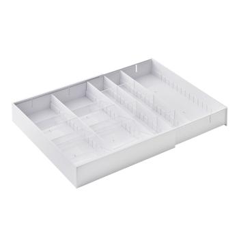 Organizator de tacâmuri alb din plastic 47.5 x 35 cm - YAMAZAKI