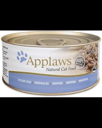 APPLAWS Hrana umeda pentru pisici, cu pești de ocean, 6 x 70 g