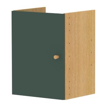 Modul cu uși pentru sistem de rafturi modulare verde 33x43,5 cm Z Cube - Tenzo