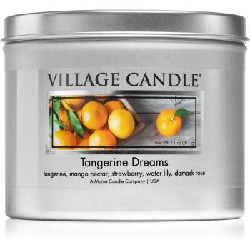 Village Candle Tangerine Dreams lumânare parfumată în placă 311 g
