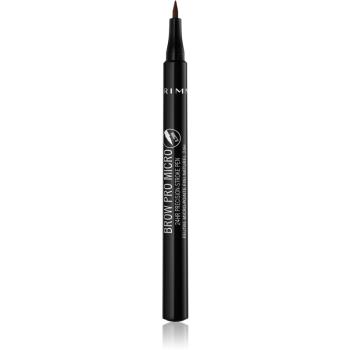 Rimmel Brow Pro Micro creion pentru sprancene culoare 004 Dark Brown 1 ml