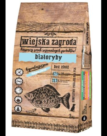 WIEJSKA ZAGRODA Hrană hipoalergenică, cu pește alb 20 kg