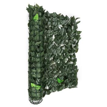 Blumfeldt Fency Bright Leaf gard de protecție împotriva vântului 300 x 150 cm 2700 frunze de culoare verde inchis