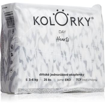 Kolorky Day Hearts scutece ECO marimea S 3-6 Kg 25 buc