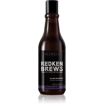 Redken Brews șampon fortifiant pentru păr alb și grizonat 300 ml