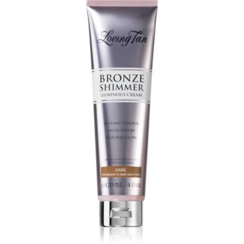 Loving Tan Bronze Shimmer crema autobronzanta culoare Dark 120 ml