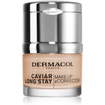 Dermacol Caviar Long Stay Caviar Long Stay Machiaj și Perfecting Corrector culoare 4 Tan 30 ml