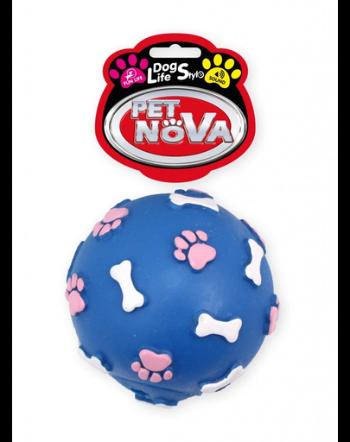 PET NOVA DOG LIFE STYLE Minge pentru caini, albastru, 9cm