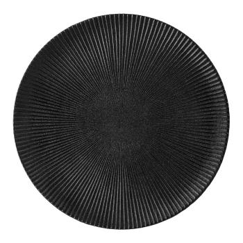 Farfurie din gresie ceramică Bloomingville Neri, ø 29 cm, negru