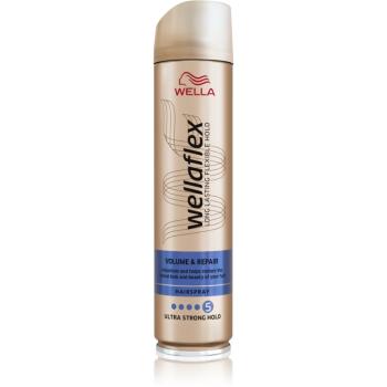 Wella Wellaflex Volume & Repair fixativ pentru păr cu fixare foarte puternică volum si vitalitate 250 ml