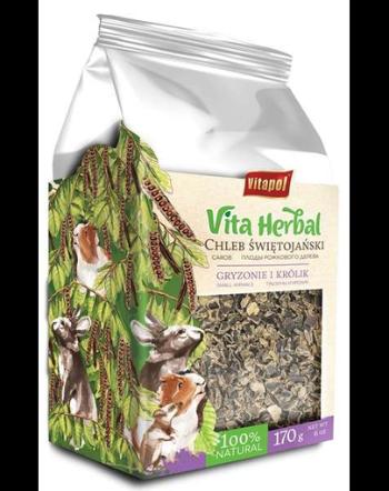 VITAPOL Vita Herbal, Carob pentru rozătoare și iepuri, 170 g