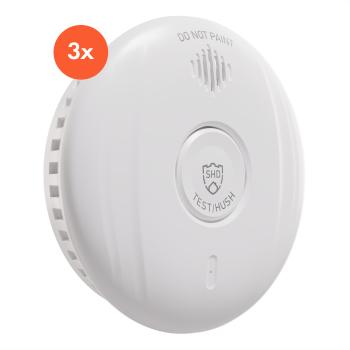 SHD by oneConcept, detector de fum DOF Pro10, plastic, semnal de avertizare: 85 dB, durata de viață a bateriei 10 ani