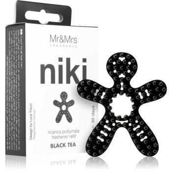 Mr & Mrs Fragrance Niki Black Tea parfum pentru masina rezervă 1 buc