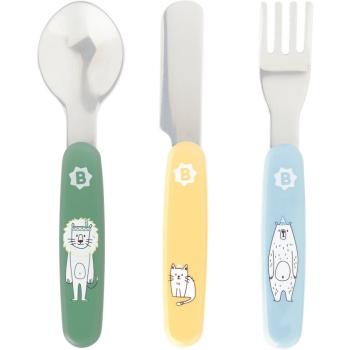 Badabulle Cutlery tacâmuri pentru copii 12 m+ 3 buc