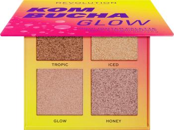 Revolution Paleta de iluminatoare Hot Shot Kombucha Glow (Highlighter Palette) 10 g