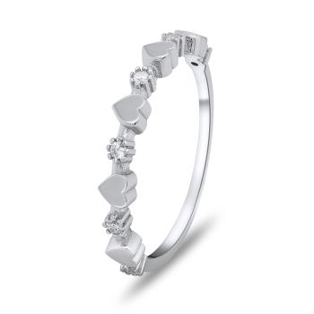 Brilio Silver Inel Romantic pentru femei cu zirconii RI005W 50 mm