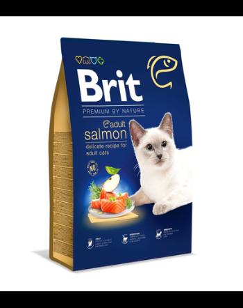 BRIT Cat Premium by Nature Adult salmon Hrana uscata pentru pisici adulte, cu somon 1,5 kg