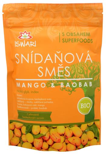 Iswari BIO mic dejun amestec Mango-Baobab 1 kg