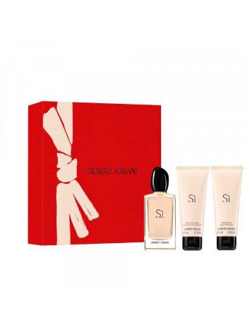 Giorgio Armani SI - EDP 100 ml Loțiune de Corp + 75 ml Gel de duș + 75 ml