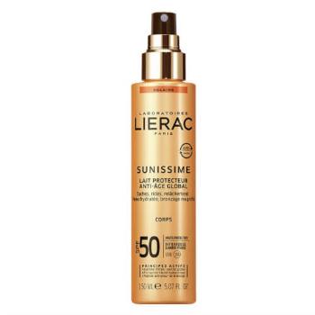 Lierac Loțiune de corp hidratantă SPF 50 Sunissime (Global Anti-Aging Hawaiian Tropic Protective Milk) 150 ml