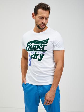 SuperDry Collegiate Graphic Tricou Alb