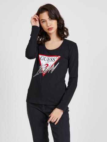 Guess Icon Tricou Negru